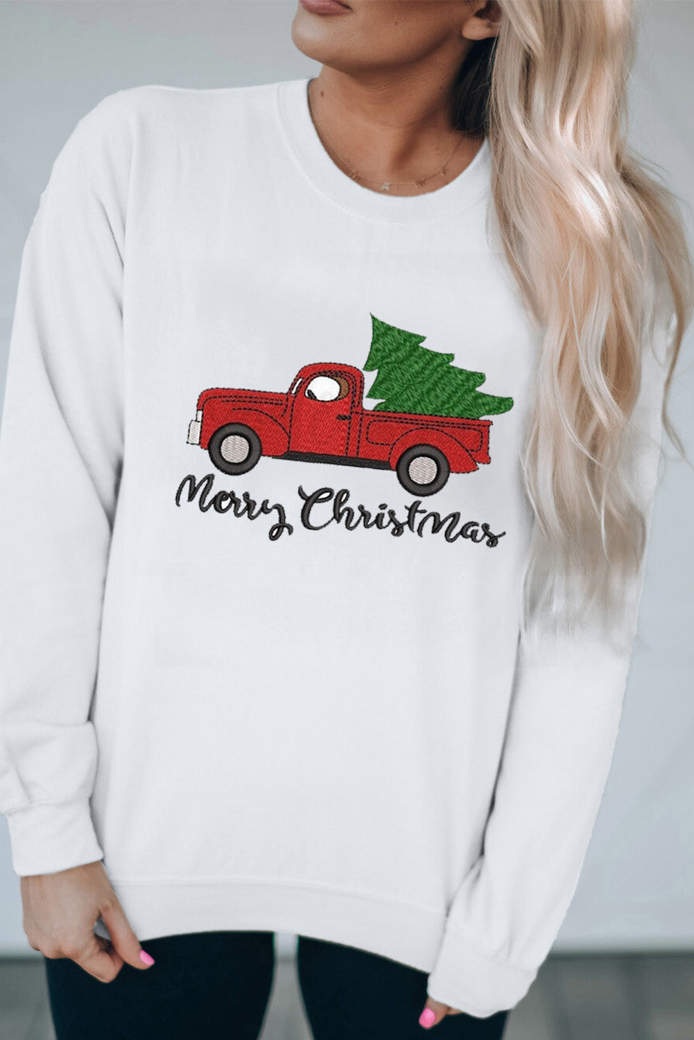 Merry Christmas-Red Truck