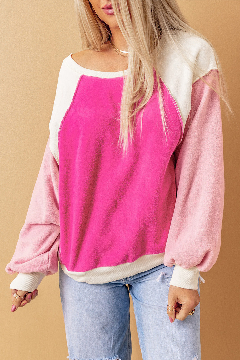 The Rose Colorblock Sweatshirt