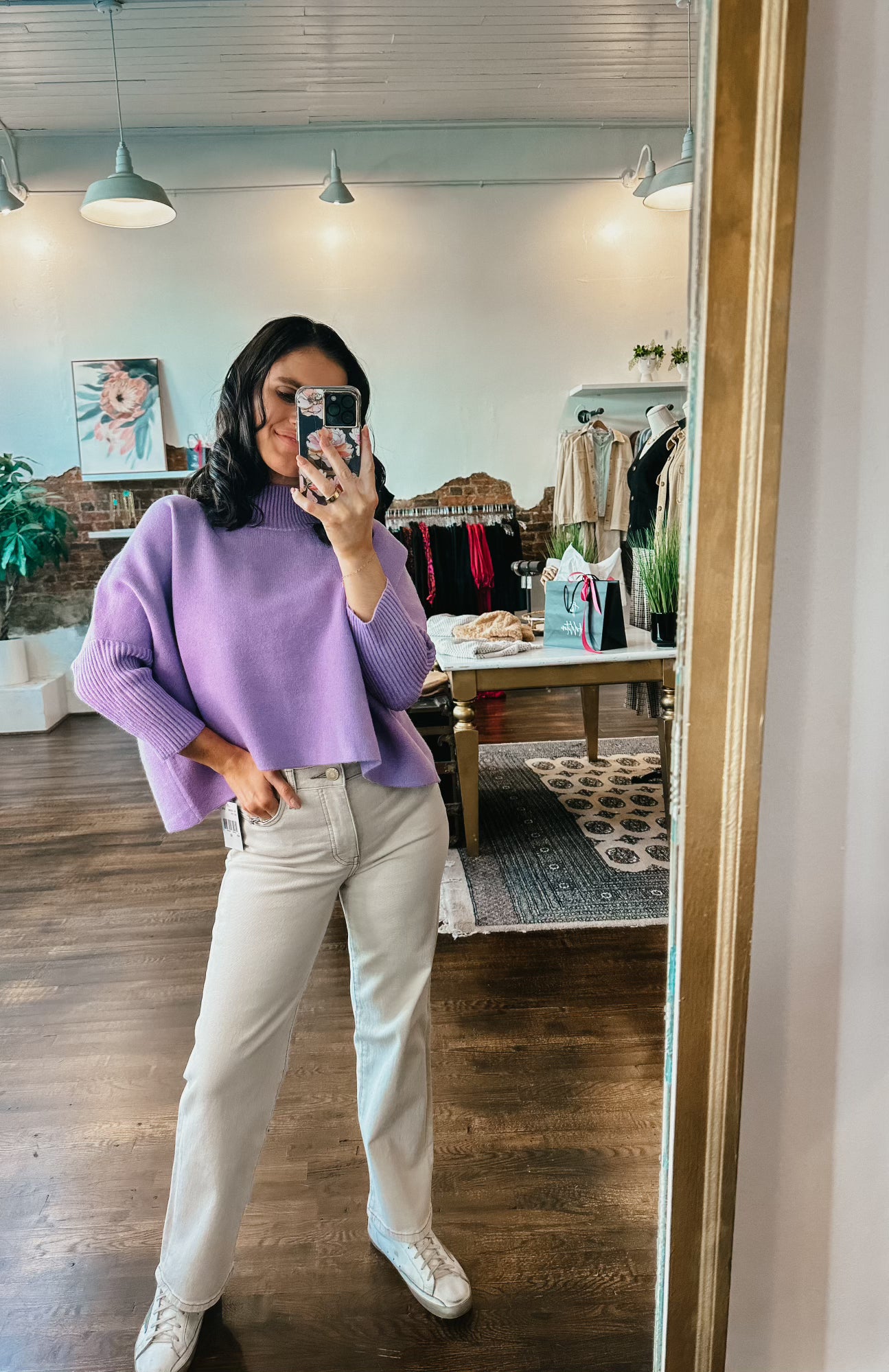Aja Lavender Sweater