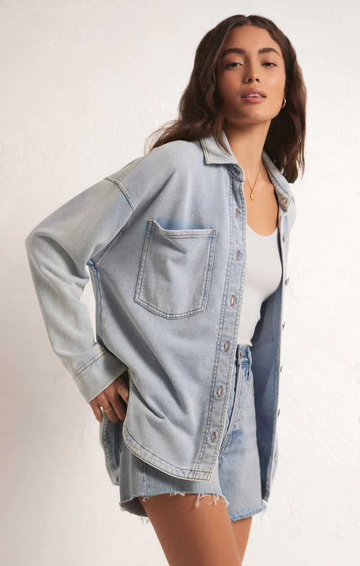The All Day Knit Denim Jacket