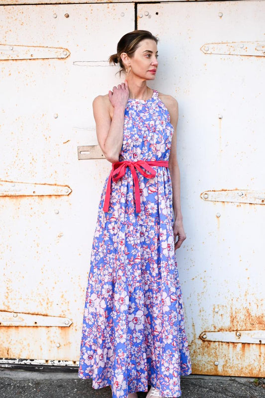 The Tiered Halter Maxi Dress