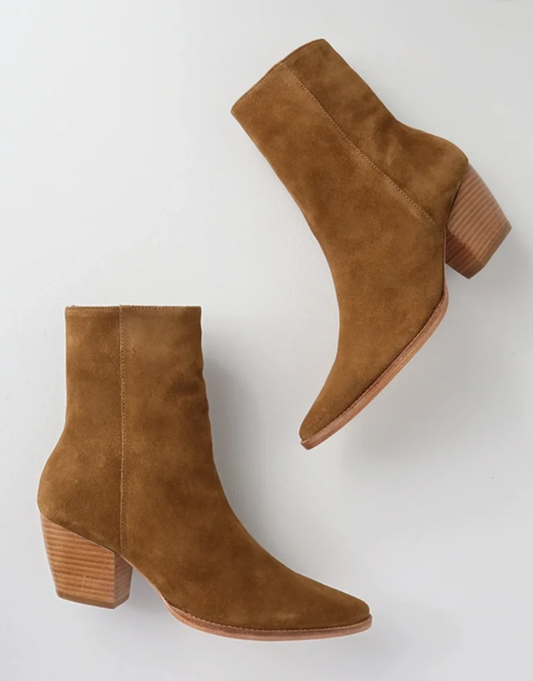 Caty Boot Fawn Suede